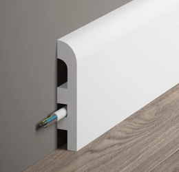 Mardom Decor Listwa przypodłogowa BIAŁA DO MALOWANIA MD355 200 cm