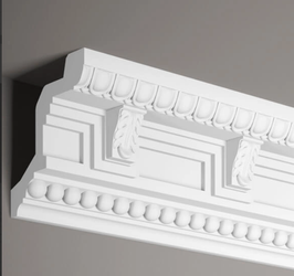 Mardom Decor Listwa sufitowa BIAŁA DO MALOWANIA MDA007 200 cm