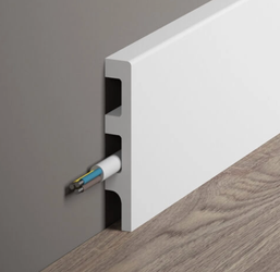 Mardom Decor Listwa przypodłogowa BIAŁA DO MALOWANIA MD014 200 cm