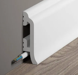 Mardom Decor Listwa przypodłogowa BIAŁA DO MALOWANIA MD8300 200 cm