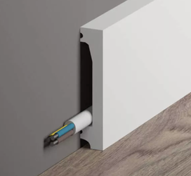 Mardom Decor Listwa przypodłogowa BIAŁA DO MALOWANIA MD032 200 cm