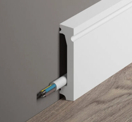 Mardom Decor Listwa przypodłogowa BIAŁA DO MALOWANIA MD028 200 cm