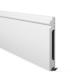 NOEL MARQUET Listwa przypodłogowa WODODPORNA WALLSTYL FL17 Biała 2m