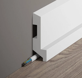 Mardom Decor Listwa przypodłogowa BIAŁA DO MALOWANIA MD024 200 cm