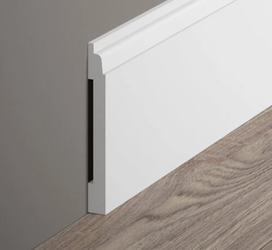 Mardom Decor Listwa przypodłogowa BIAŁA DO MALOWANIA MD258 200 cm