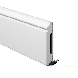 NOEL MARQUET Listwa przypodłogowa WODODPORNA WALLSTYL FL1 Biała 2m