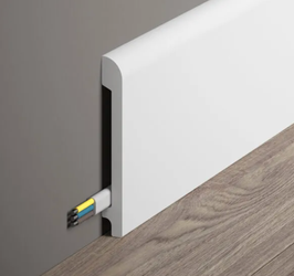 Mardom Decor Listwa przypodłogowa BIAŁA DO MALOWANIA MD236 200 cm