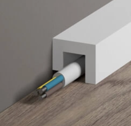 Mardom Decor Listwa przypodłogowa BIAŁA DO MALOWANIA QL021 200 cm