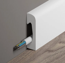 Mardom Decor Listwa przypodłogowa BIAŁA DO MALOWANIA MD004 200 cm